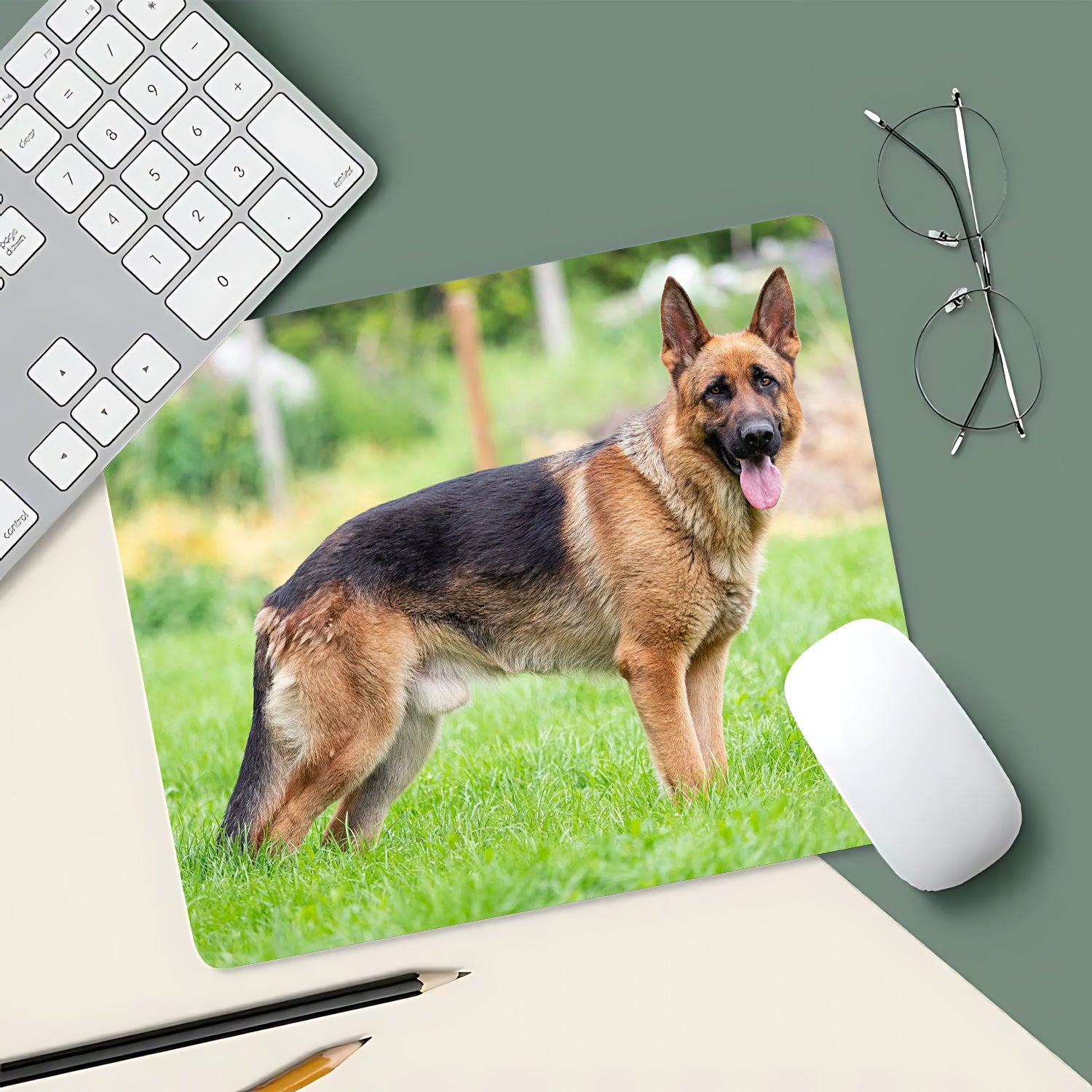 Custom Rectangle Mouse Pad with 1 Photo-BoBo Craft