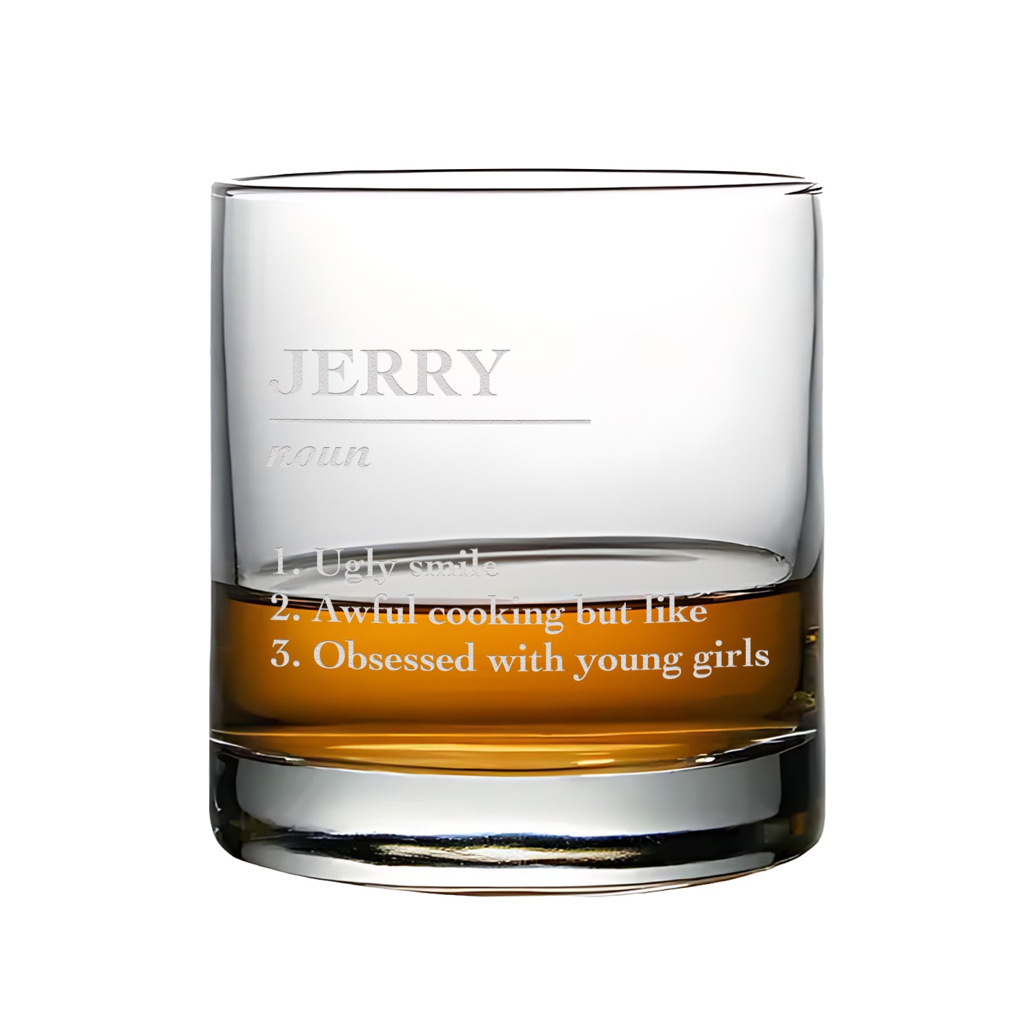 Customize 12OZ Engraved Stemless Wine Whiskey Glass with Name and Characteristic-BoBo Craft