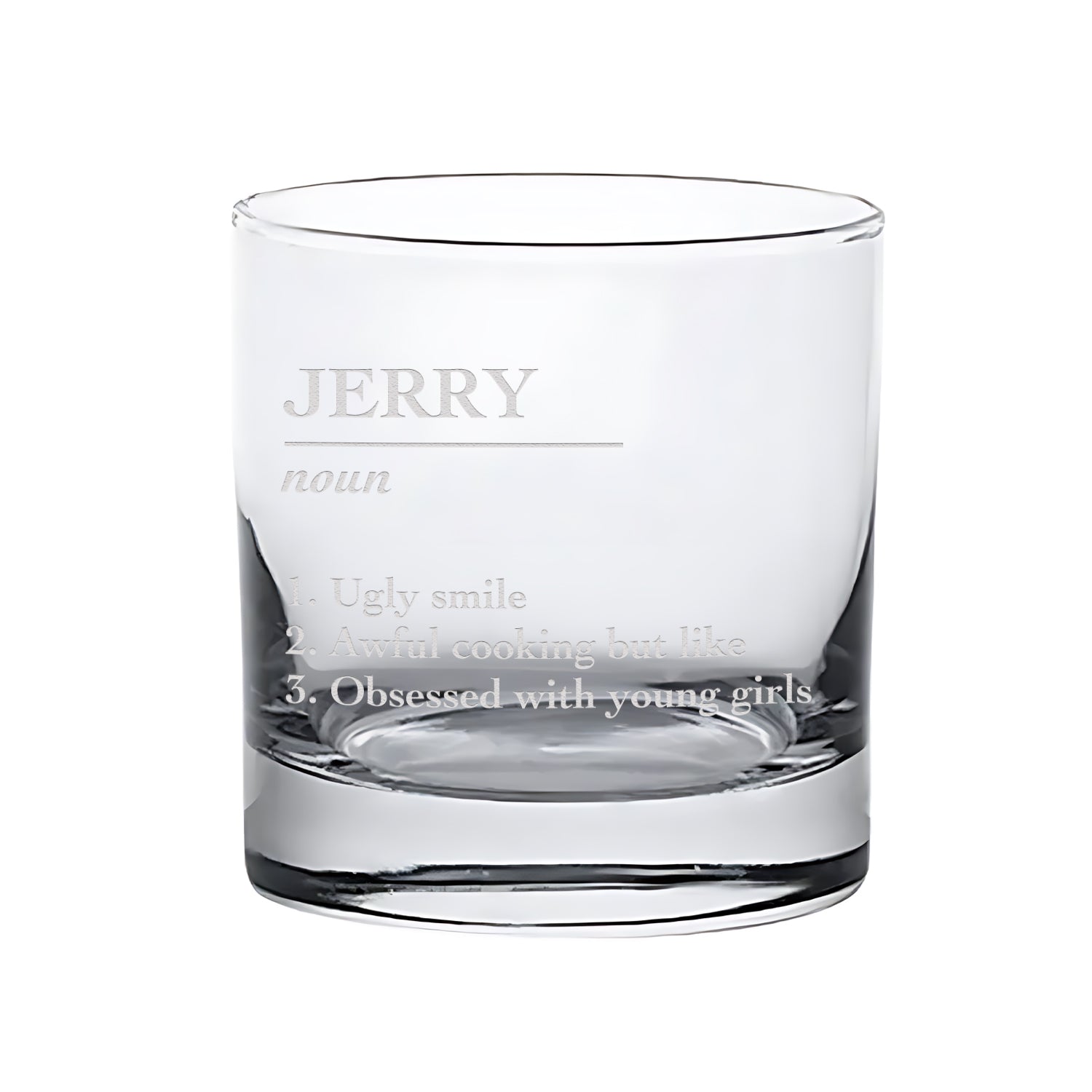 Customize 12OZ Engraved Stemless Wine Whiskey Glass with Name and Characteristic-BoBo Craft