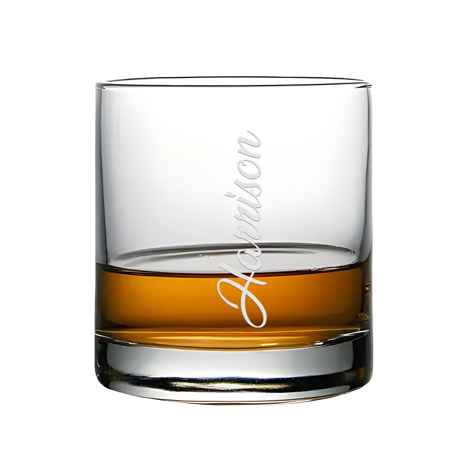 Customize Engraved Stemless Wine Whiskey Glass 12OZ-Letter2-BoBo Craft