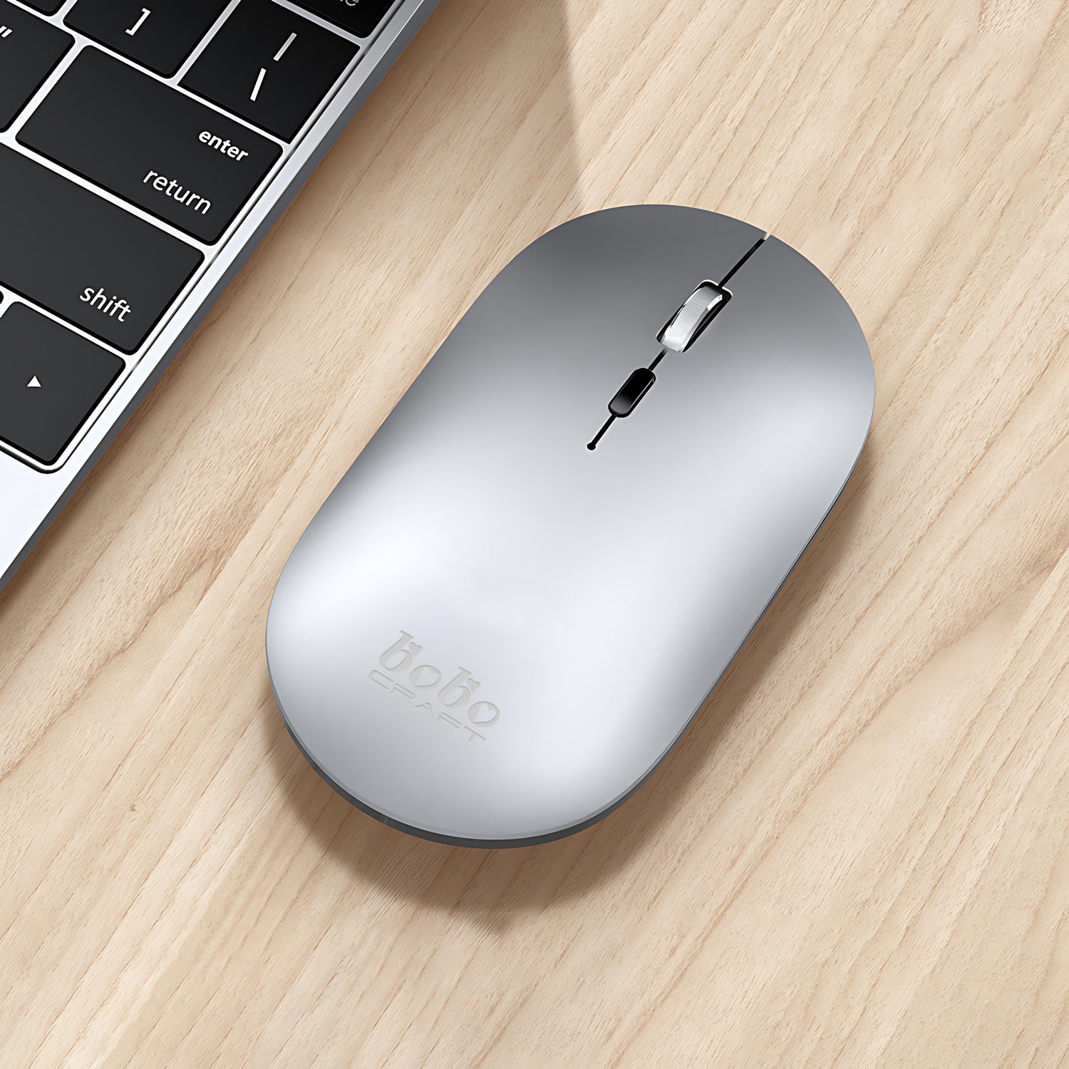 Dual Mode Bluetooth+2.4G Wireless Mouse (Engraving Logo)