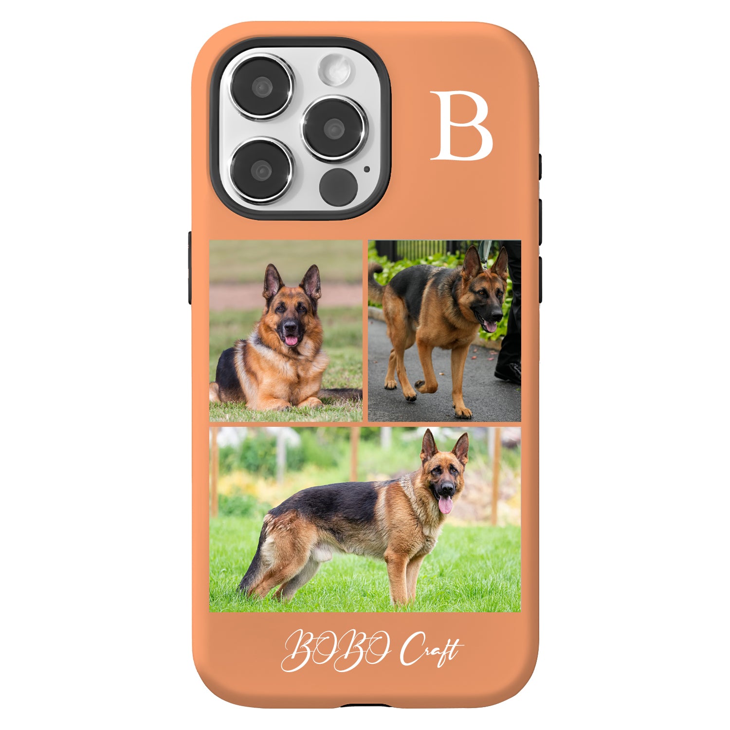 Personalized 2 in 1 iphone Case-3 Photos-BoBo Craft