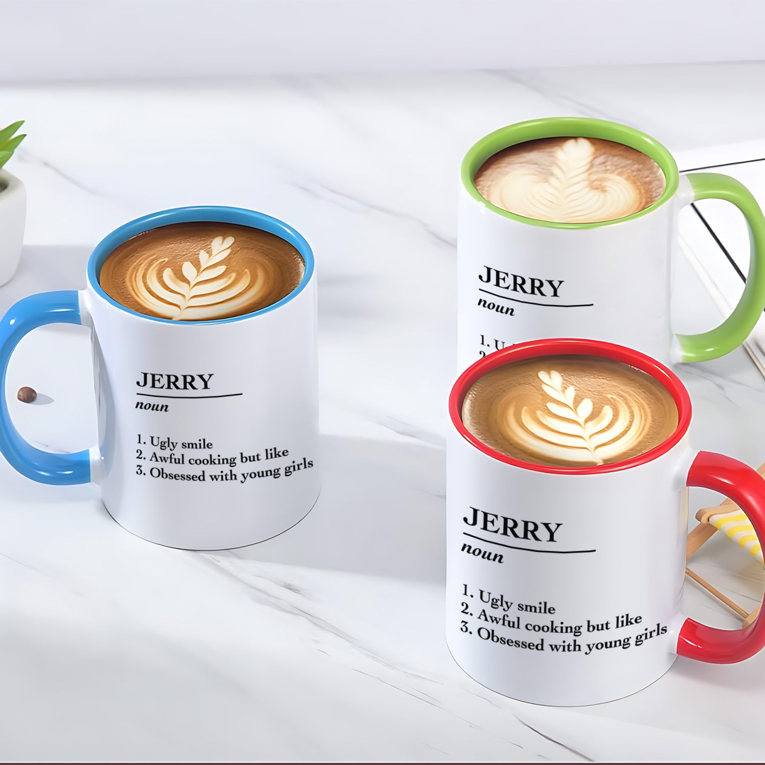 Personalized Ceramics Coffee Mug With your Text-BoBo Craft