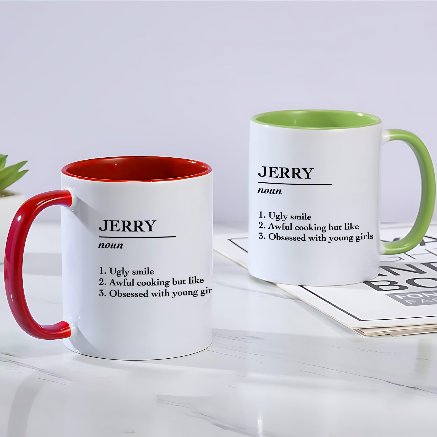 Personalized Ceramics Coffee Mug With your Text-BoBo Craft