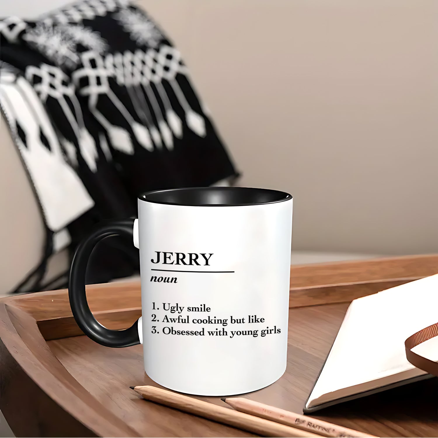 Personalized Ceramics Coffee Mug With your Text-BoBo Craft