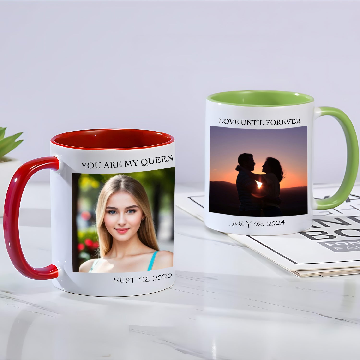 Personalized Ceramics Coffee Photo Mug-BoBo Craft