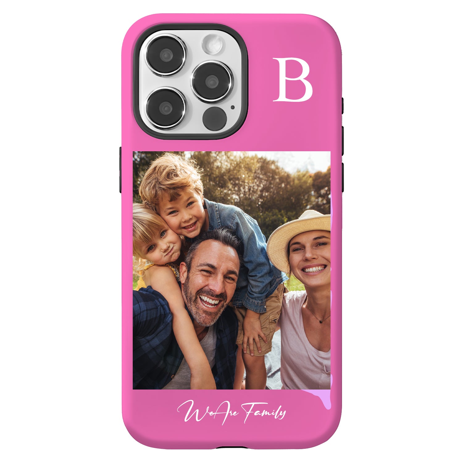 Personalized Dual Layer iphone Case with 1 Photo Initial and Name-BoBo Craft