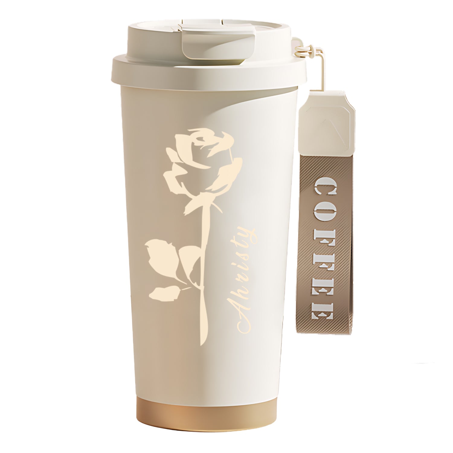 Personalized Laser Engraved Tumbler 20OZ-Rose-BoBo Craft