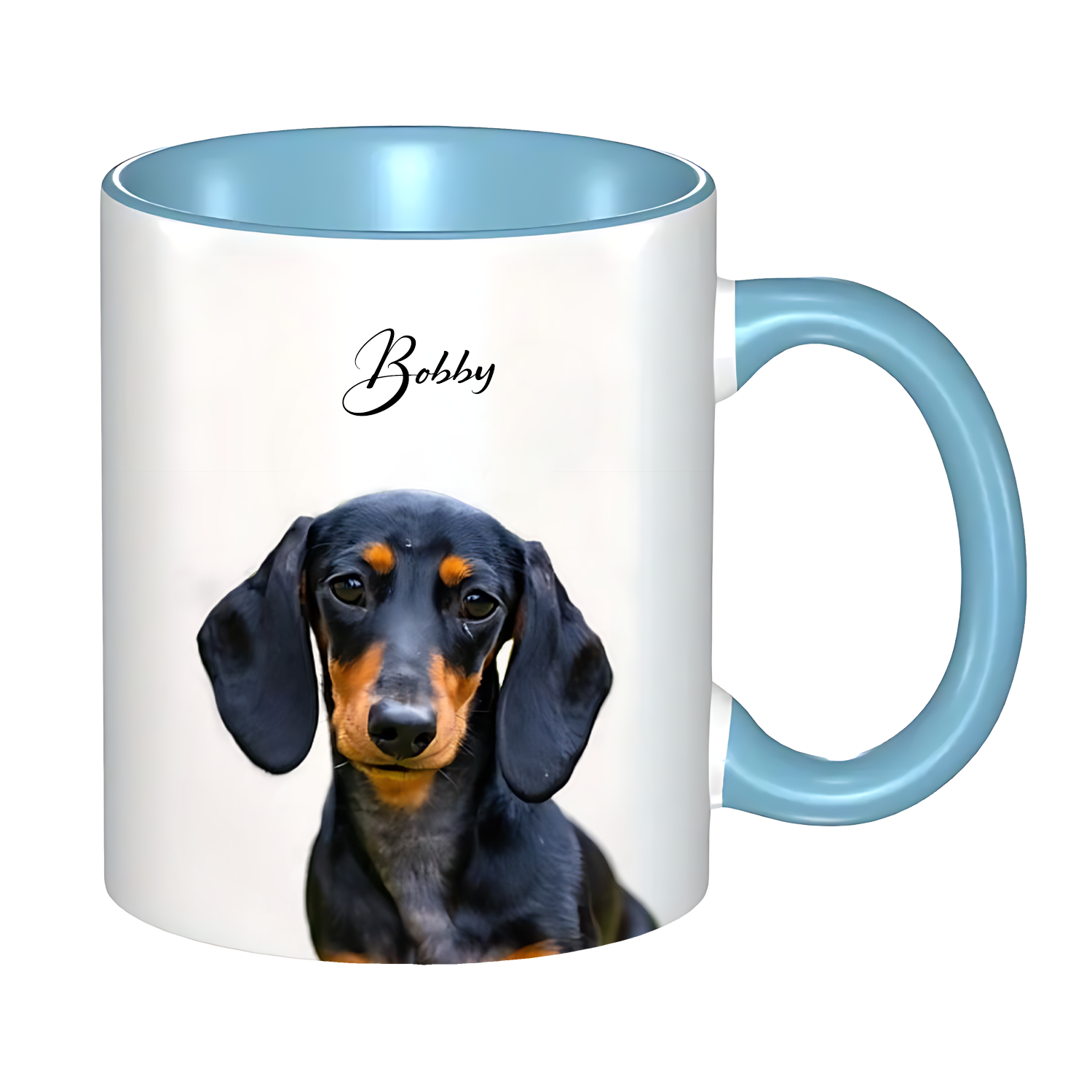 Personalized Pets Picture photo mug-11oz Two Tone-BoBo Craft