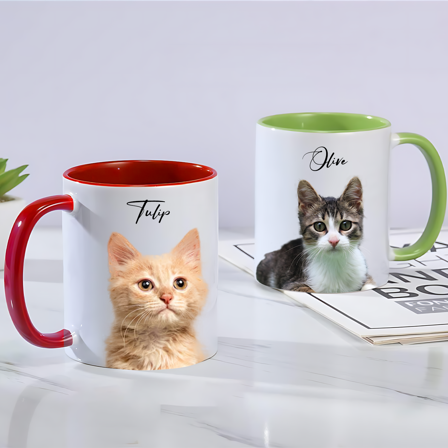 Personalized Pets Picture photo mug-BoBo Craft