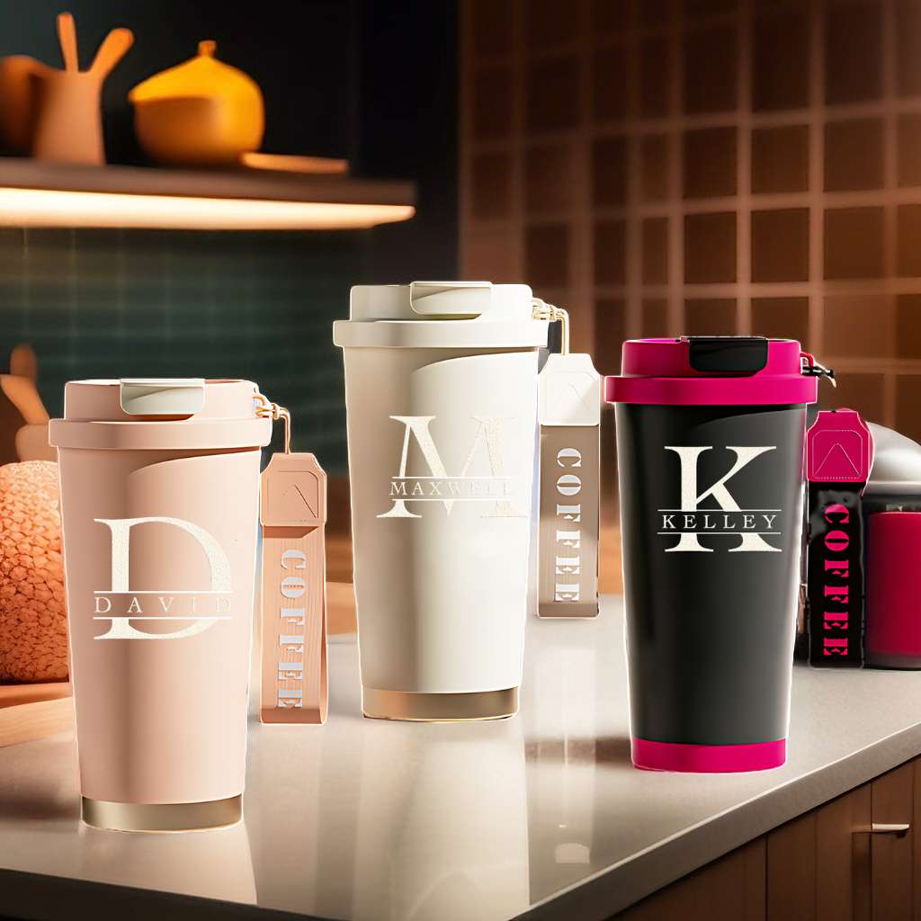 Personalized Laser Engraved Tumbler 20OZ-Letter