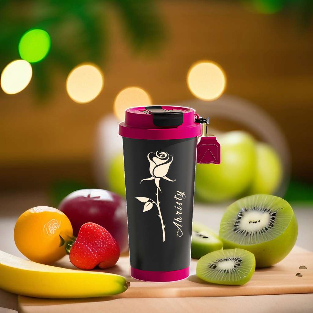 Personalized Laser Engraved Tumbler 20OZ-Rose