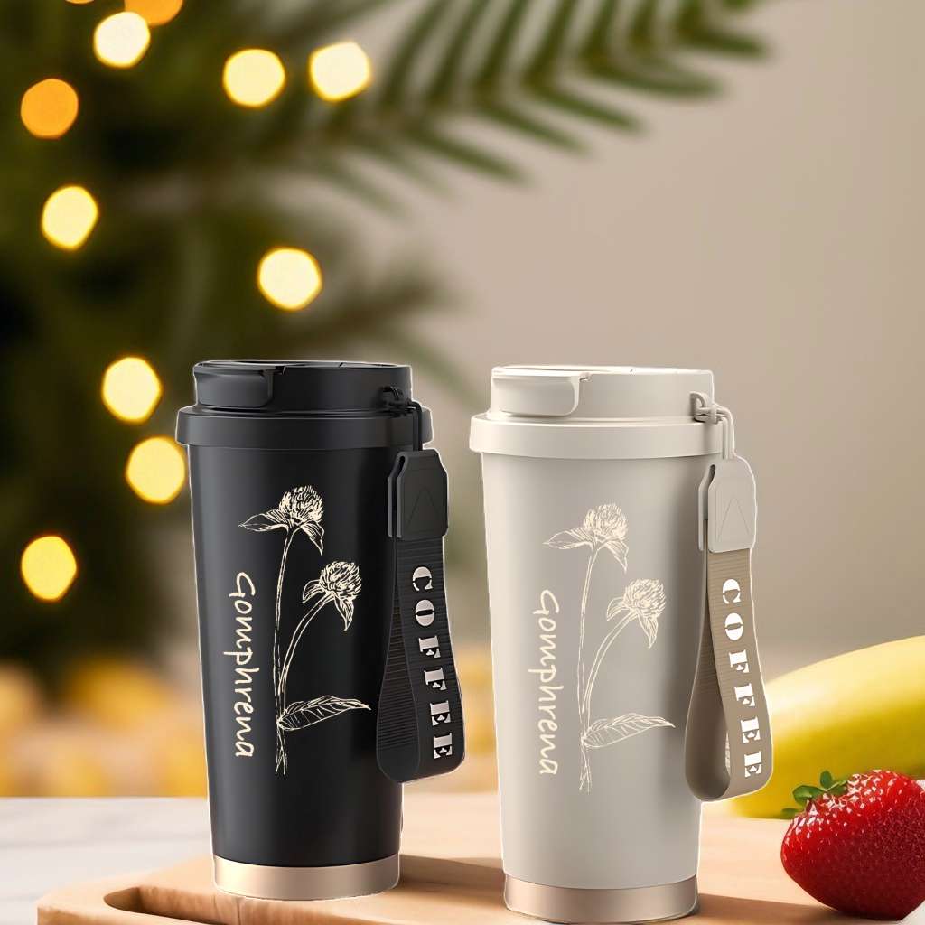 Personalized Laser Engraved Tumbler 20OZ-Flower