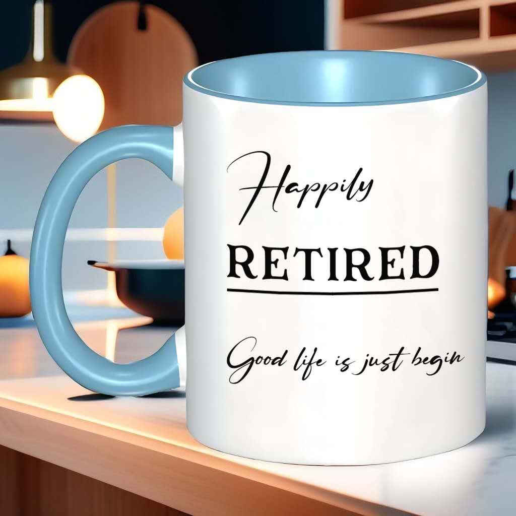 Personalized Retirement Coffee Mug With your Text