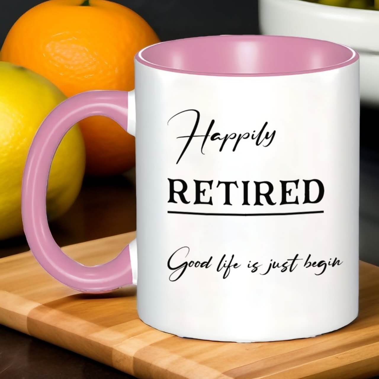 Personalized Retirement Coffee Mug With your Text