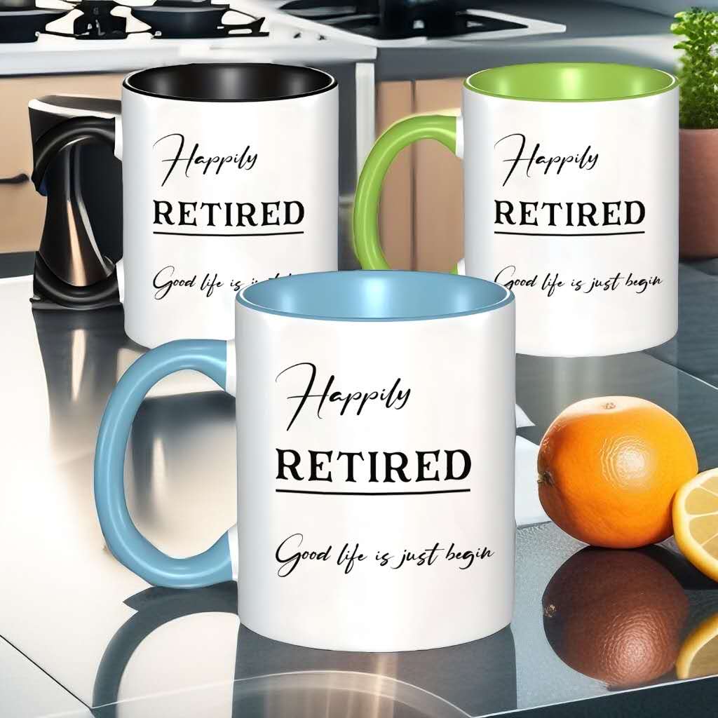 Personalized Retirement Coffee Mug With your Text