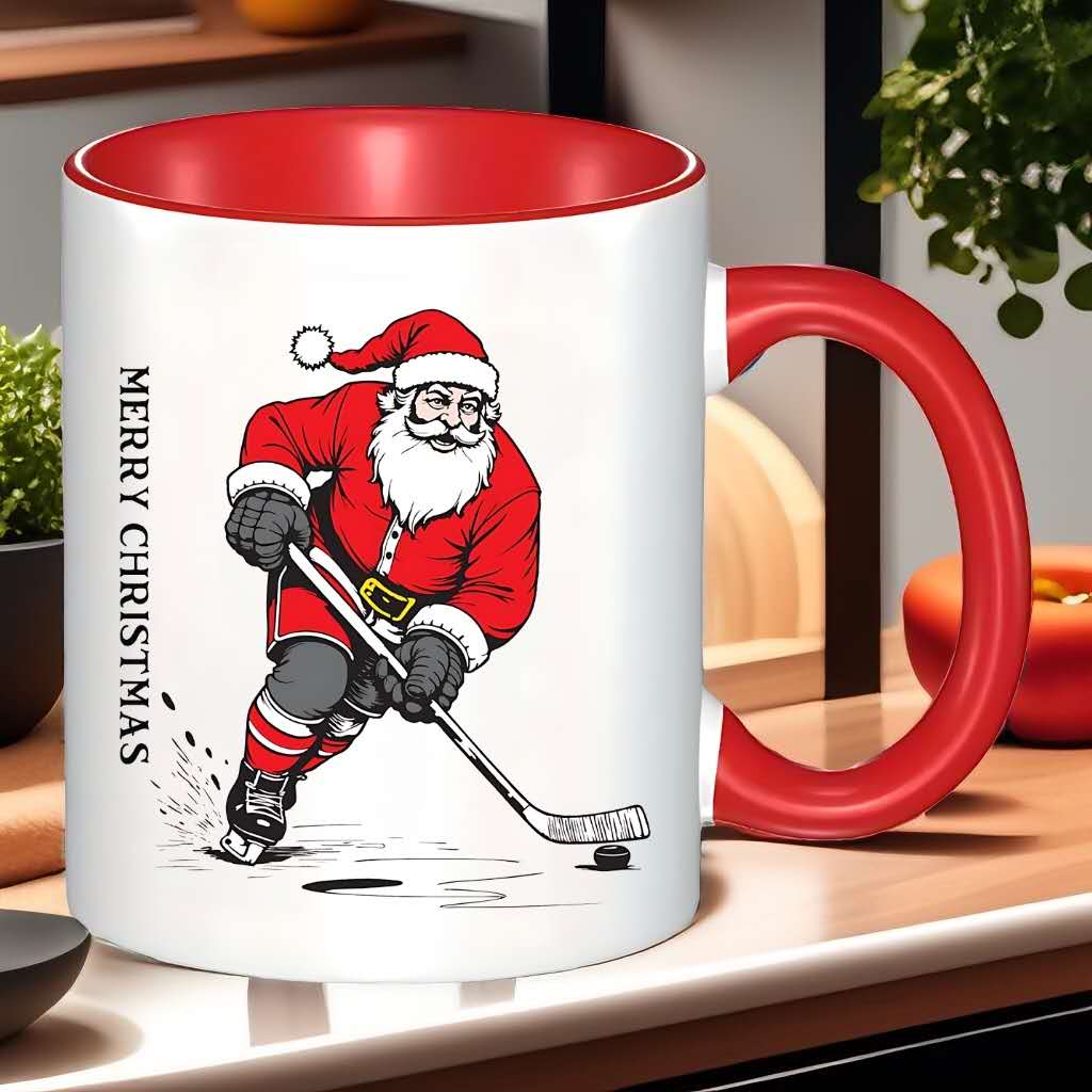 Personalized 11oz Coffee Mug-Christmas Hocky